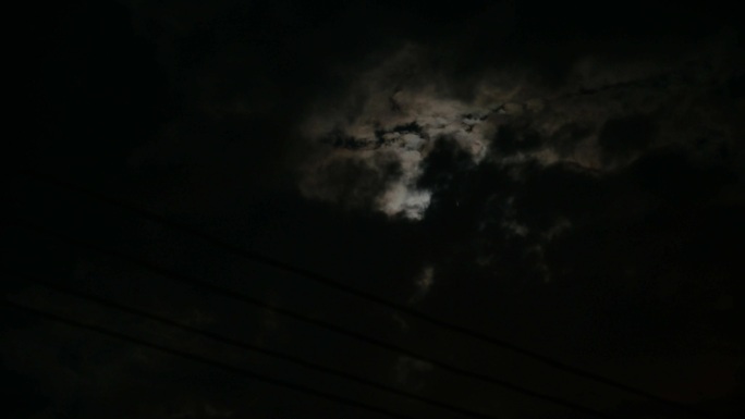 乌云遮月黑暗来临