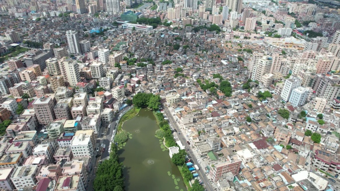 【正版素材】深圳宝安区沙井街道全景