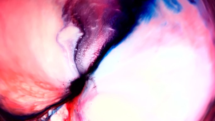 流体艺术滴膨胀多彩宇宙混沌漩涡抽象美丽纹理流动背景