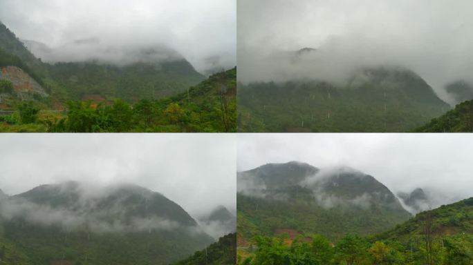 山雾，雨雾