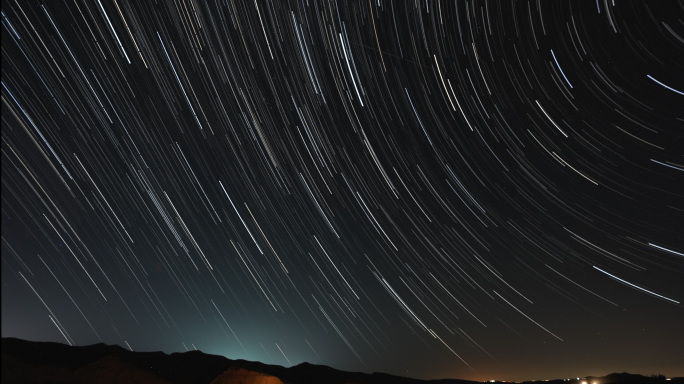 星空和星轨视频，繁星点点