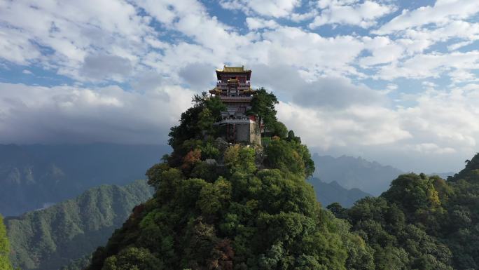 秦岭 南五台 航拍 生态 环境