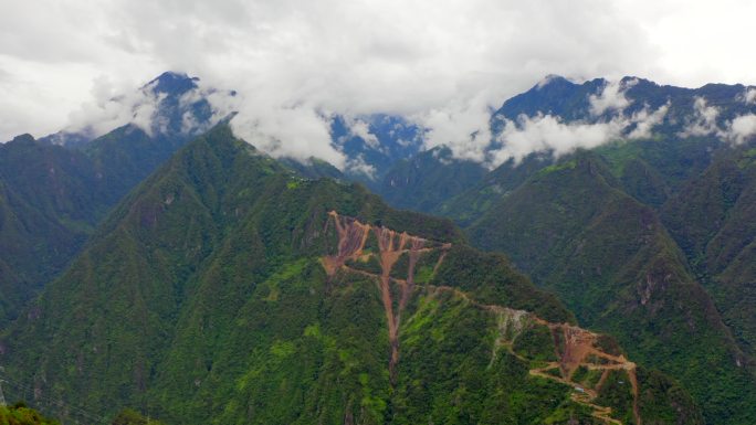 4K怒江大峡谷 云雾 福贡