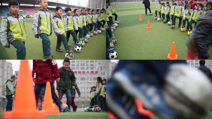 小学生足球学习训练