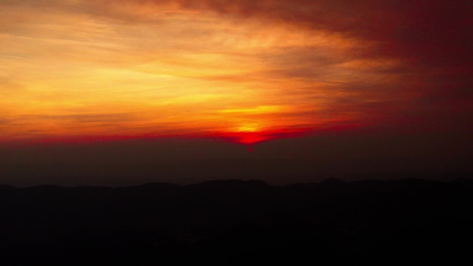 黄昏夕阳太阳下山