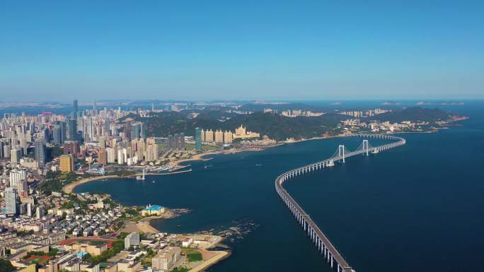 大连城市航拍大景