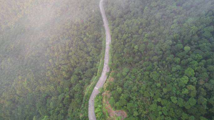 盘山公路航拍