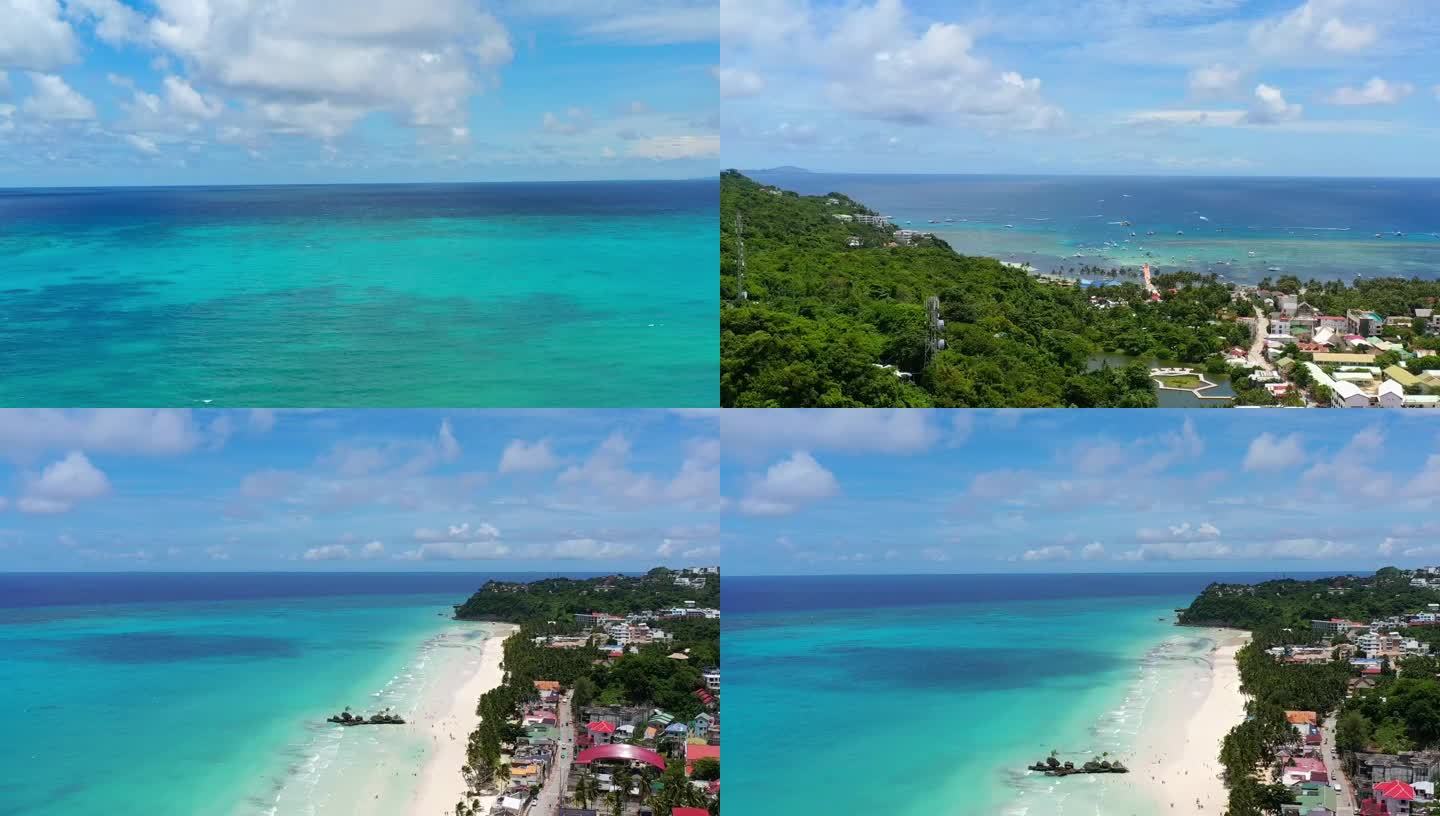 菲律宾长滩岛：白色沙滩碧蓝海水和煦阳光5