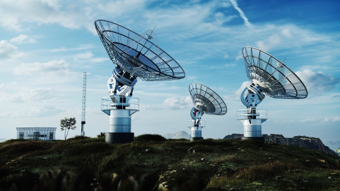 通讯雷达基站天文台射电望远镜2