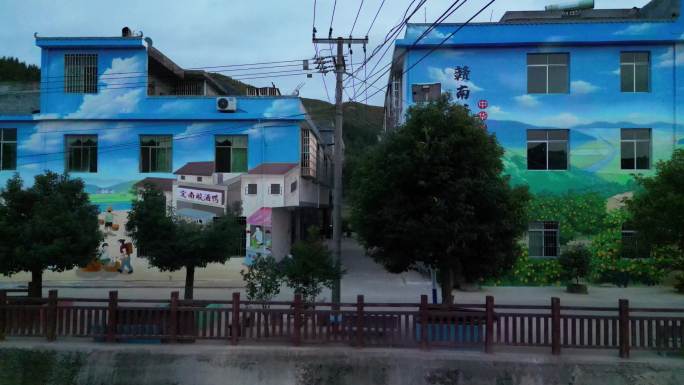 乡村振兴民俗特色产业外墙彩绘