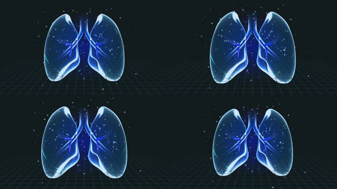 肺部感染疾病-4K循环医学背景
