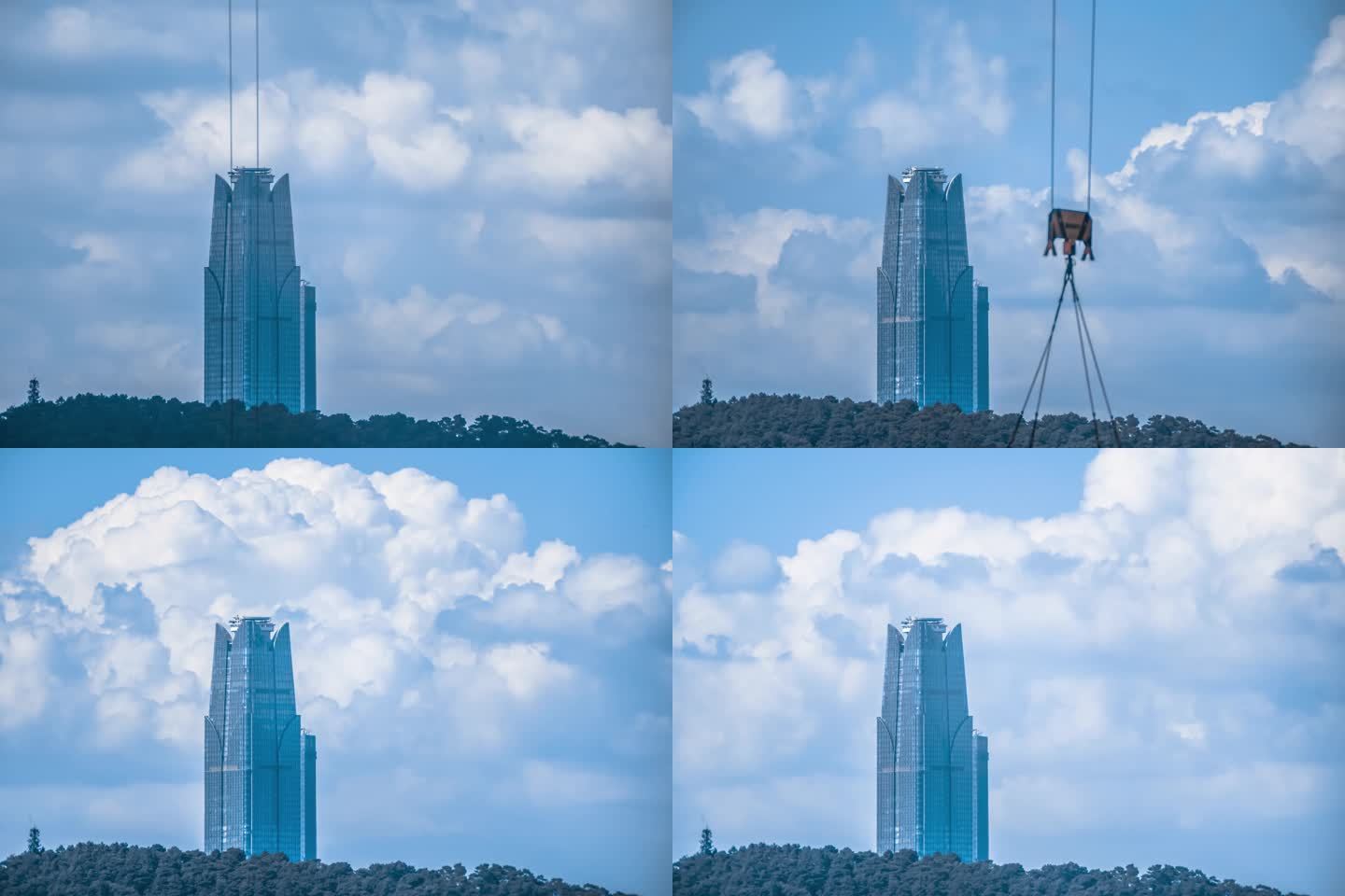 塔吊建筑地标高楼作业工程施工机械