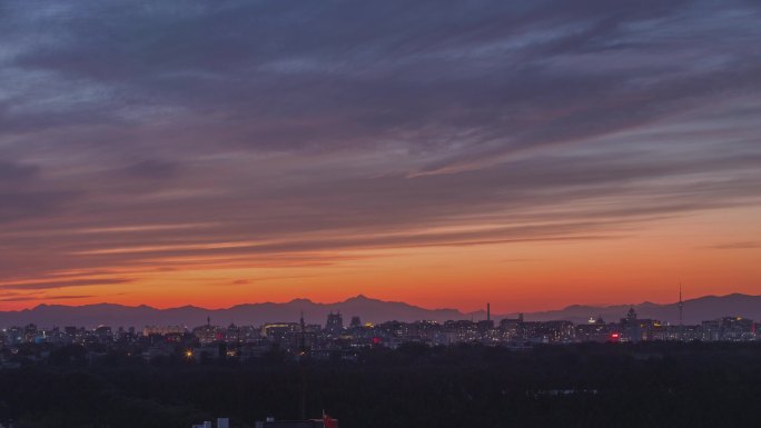 北京落日