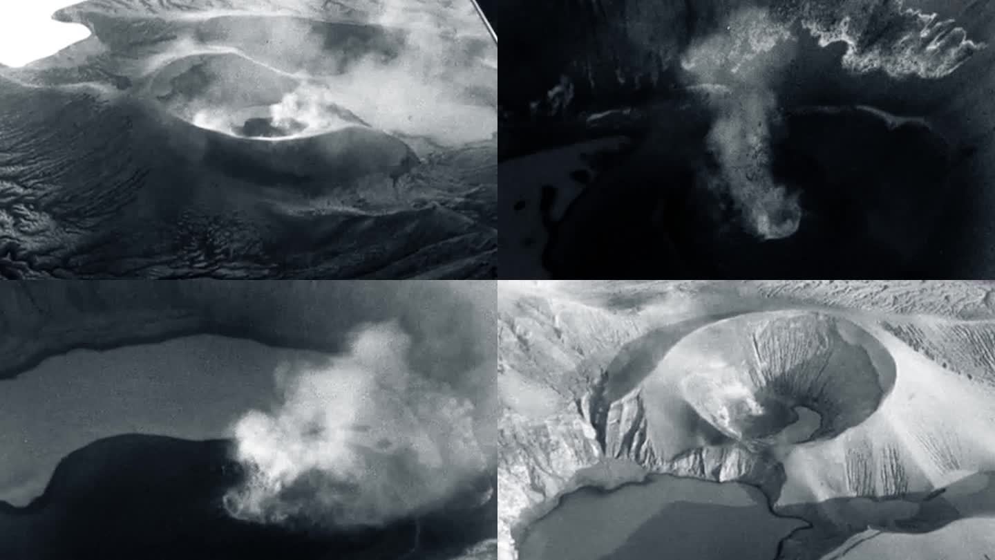 60年代塔尔湖火山喷发