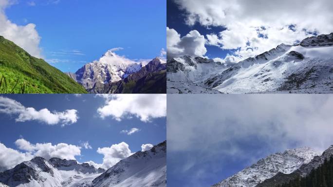 高原雪山