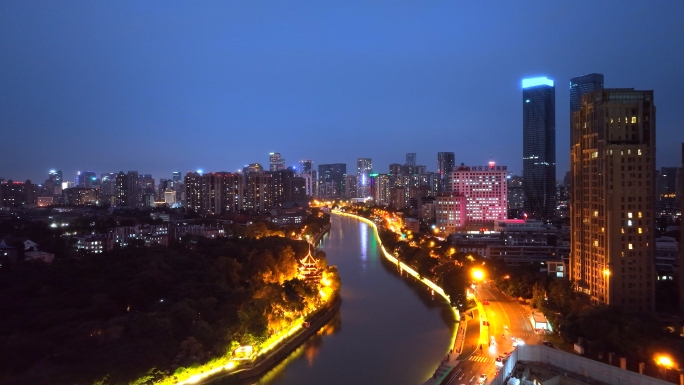 成都锦江区夜景