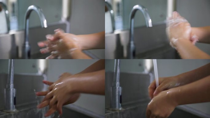 洗手方法步骤