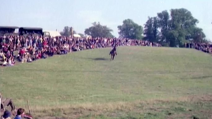 60年代70年代马术骑马比赛表演