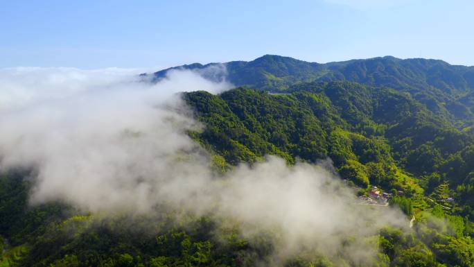 4K安徽大别山里的村庄