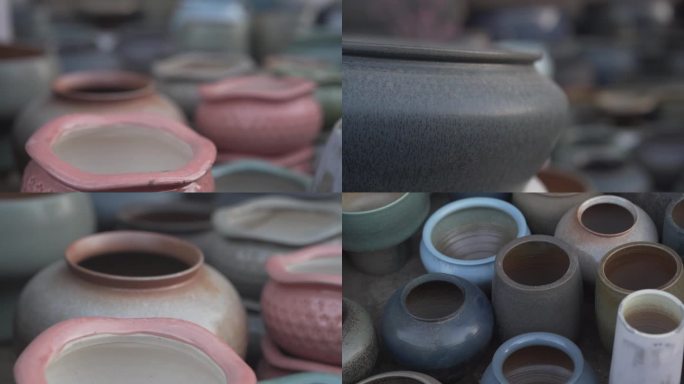 陶瓷瓦罐花盆花钵园林景观陶罐