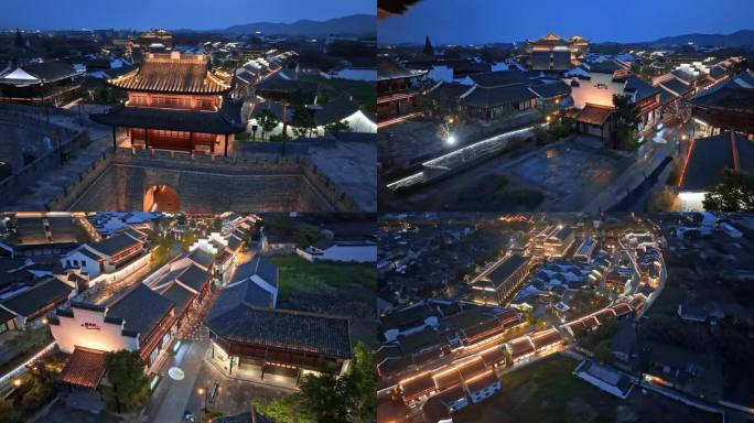 宁波最新4k慈城古镇航拍