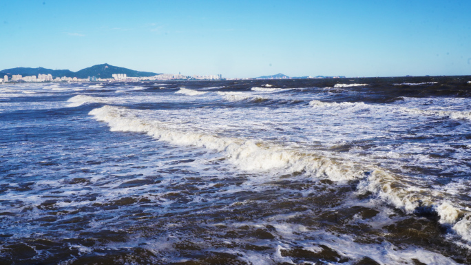 6条高清升格海浪浪花