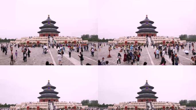 2022北京天坛延时摄影（国庆节拍摄）
