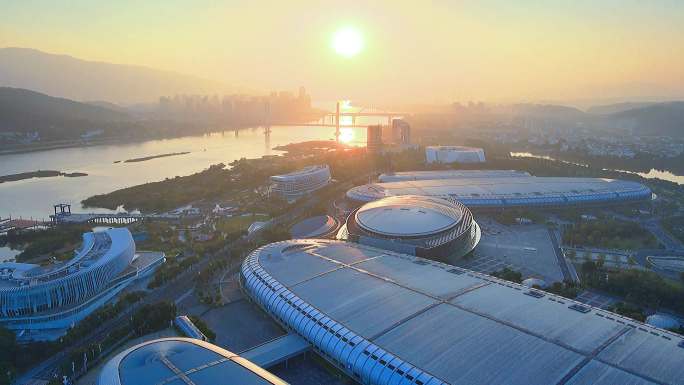 航拍大美福州宣传片4K大气场景