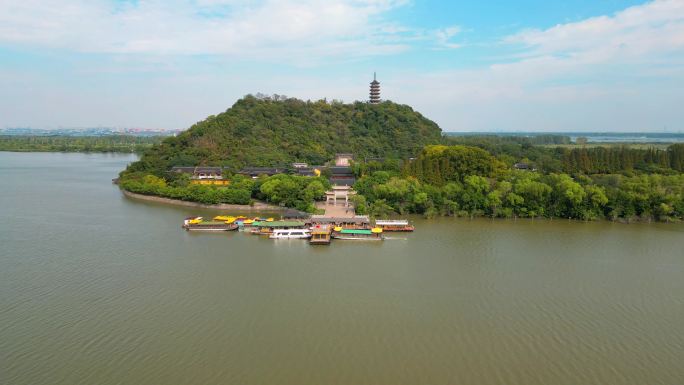 镇江焦山风景区航拍