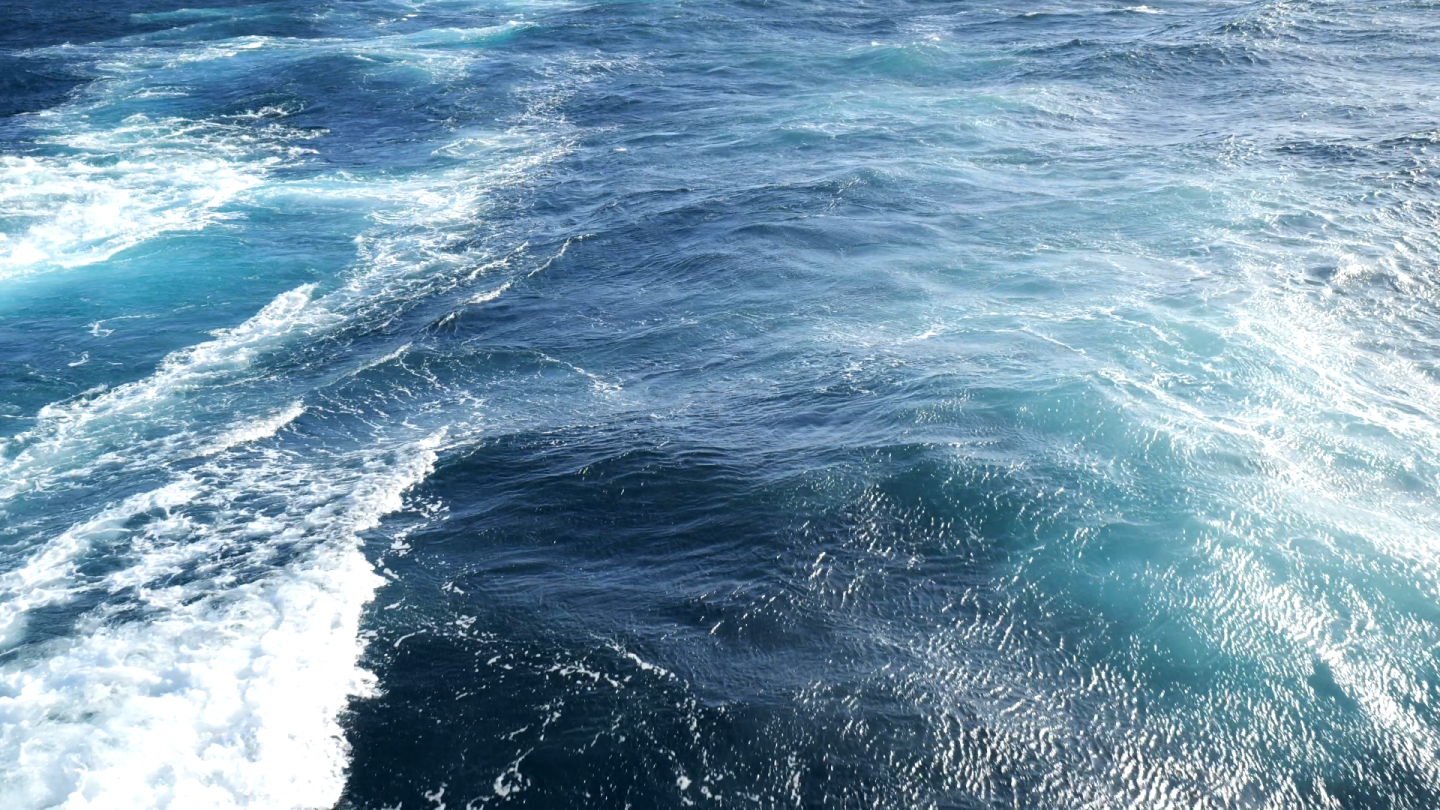 【4K】气势磅礴的大海 海面 海浪