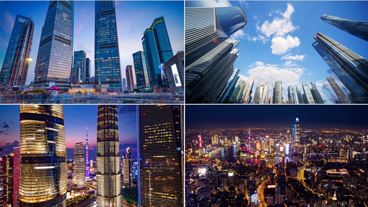 上海城市经济发展合集4K
