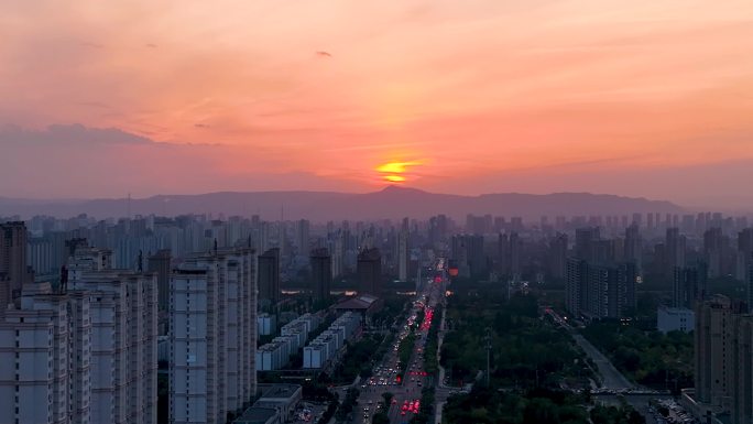 大同城市航拍