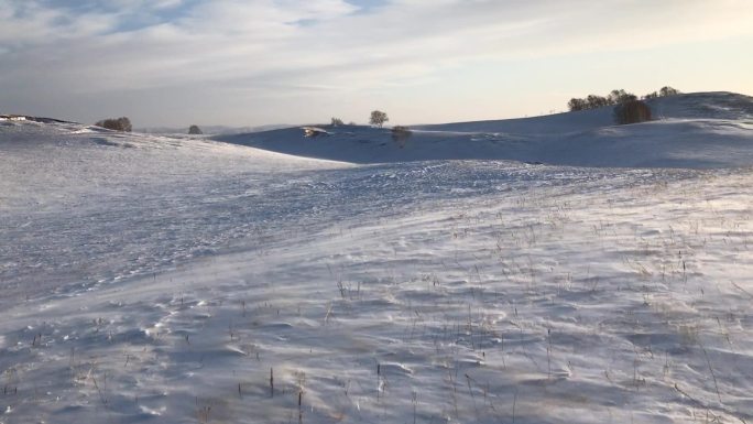 草原风雪