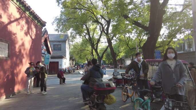 城市人文生活老城区街道北京老城区城市老街