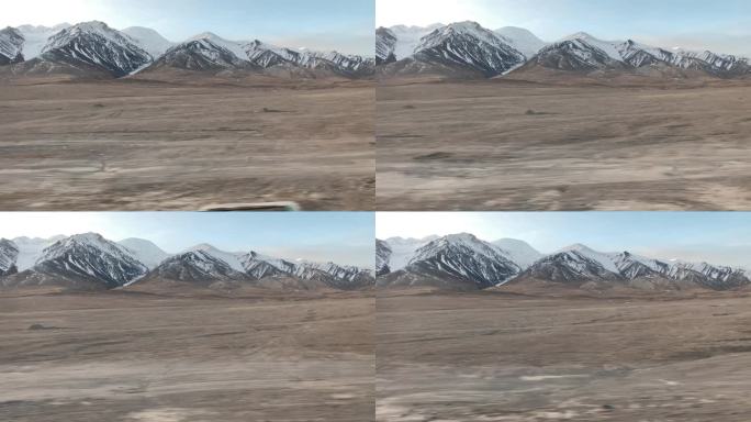 4K高原雪山景色素材