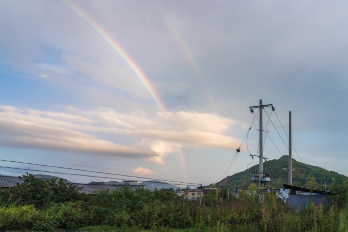 双彩虹延时