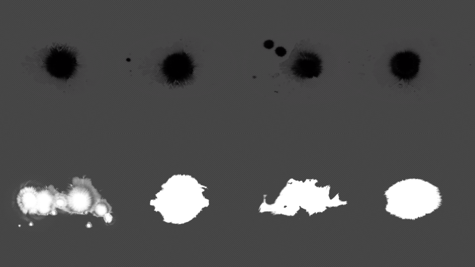 墨滴扩散墨晕墨迹水墨动画30组