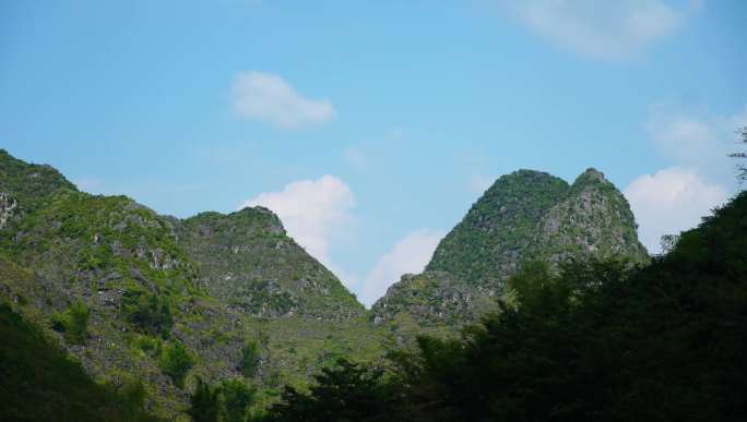 十万大山 山脉延时