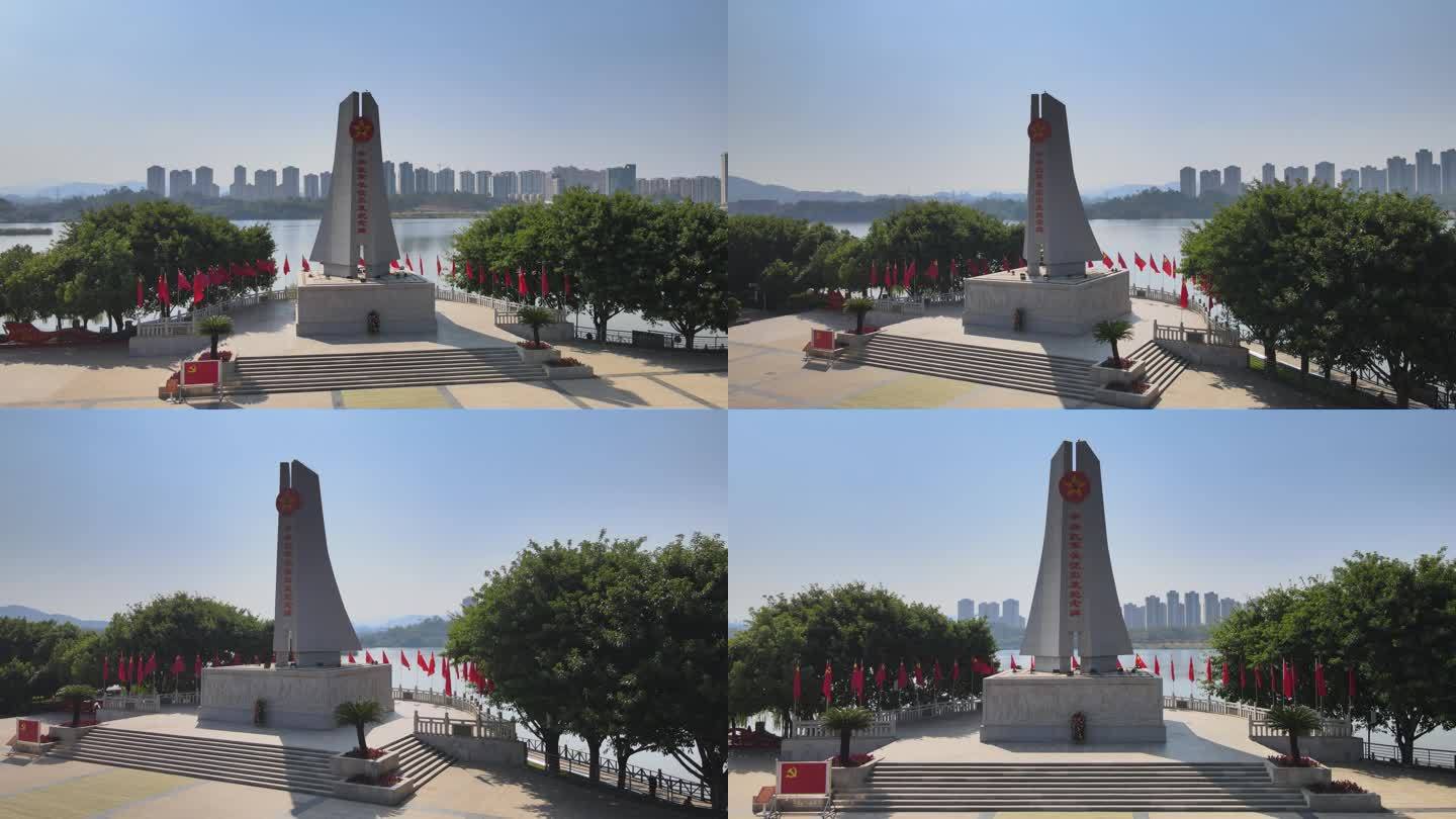 于都中央红军长征出发纪念碑(HDR素材)