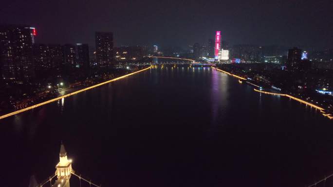 白石桥桥梁珠海夜景