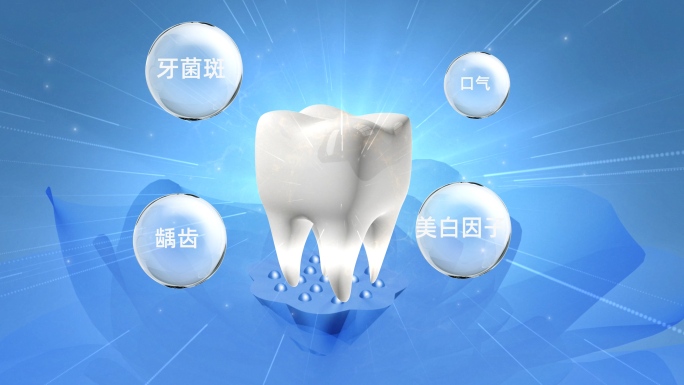 AE模板 4K牙膏健齿广告
