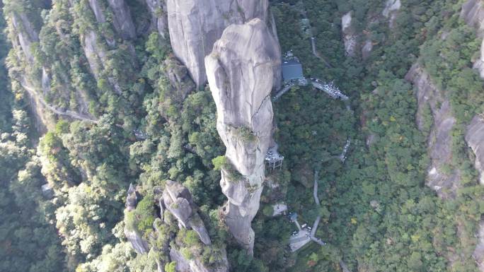 三清山 航拍 巨蟒出山