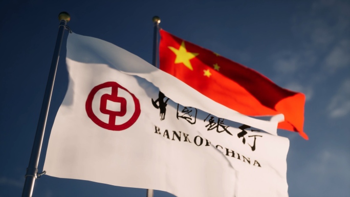 中国银行旗帜logo
