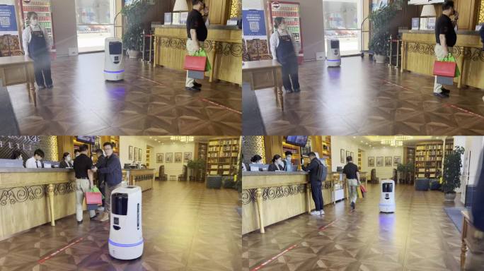 宾馆里的智能机器人