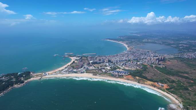 广东汕尾红海湾遮浪旅游区3航拍