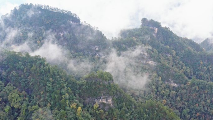 四川巴中光雾山云飞岭