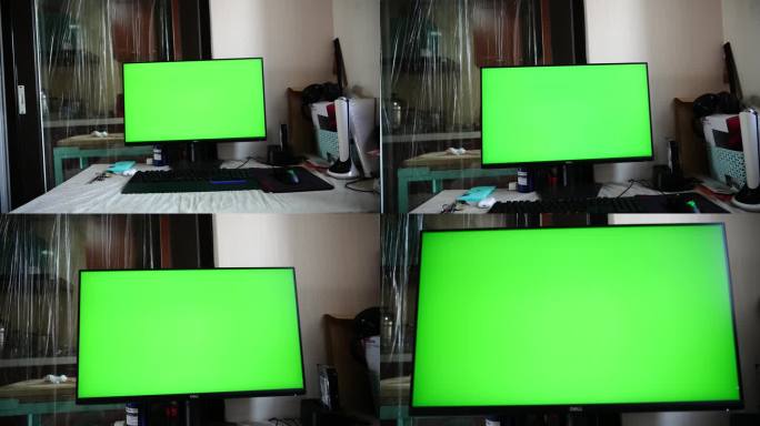 电脑屏幕 抠绿