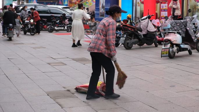 清扫街道