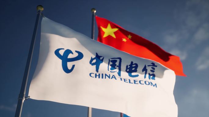 中国电信旗帜logo
