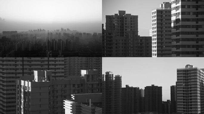 城市光影建筑光影变化时间流逝阴影城市商务